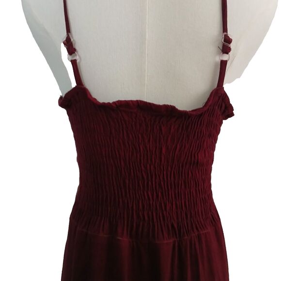 My Choice Women's Maxi Dress Size Small Beachy Boho Side Slits Tube Top Dress - Picture 5 of 12